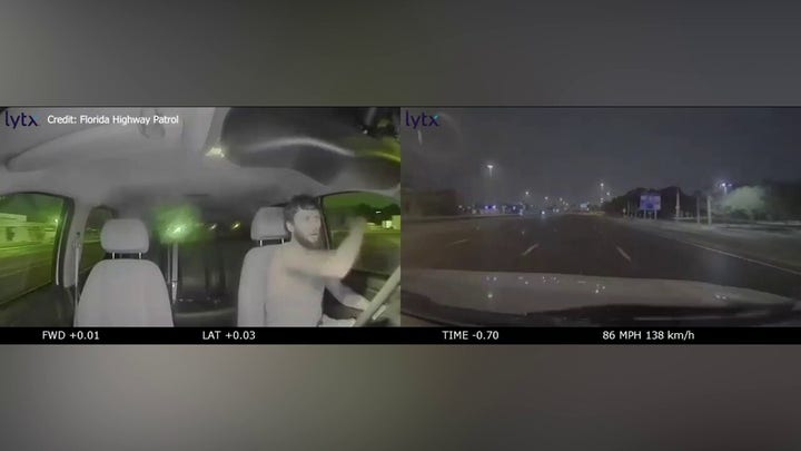 Florida man's getaway in stolen emergency vehicle ends in crash