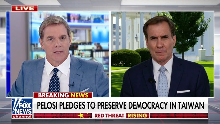 Kirby reacts to China's live-fire drills near Taiwan: 'Playbook we expected'