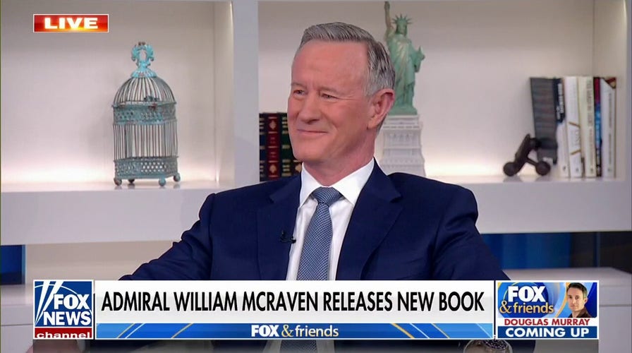 Admiral McRaven shares lessons on leadership in new book