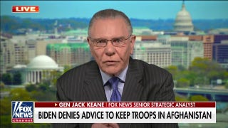 Gen. Keane on Biden Afghanistan policy: 'Self-righteous stubbornness' on display - Fox News