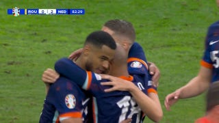 Donyell Malen scores in 83' to give the Netherlands a 2-0 lead over Romania | UEFA Euro 2024 - Fox News