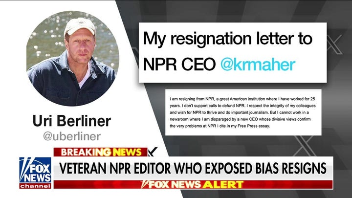 Uri Berliner resigns from NPR after exposing the organization's liberal bias