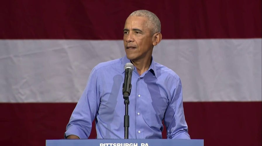 El ex presidente Barack Obama, en campaña a favor de la vicepresidenta Kamala Harris, ataca repetidamente al ex presidente Trump