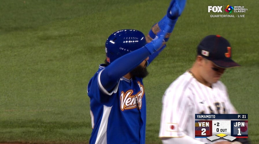 Venezuela's Gleyber Torres hits double for first hit of WBC, retaking lead over Japan