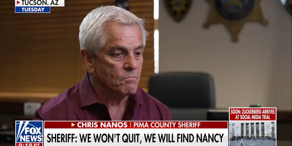 Pima County sheriff vows to not 'quit’ in search for Nancy Guthrie