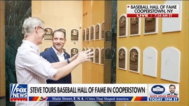 Steve Doocy tours the National Baseball Hall of Fame in Cooperstown, NY