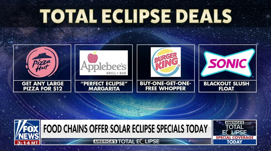 Sonic offering special slushie for solar eclipse 