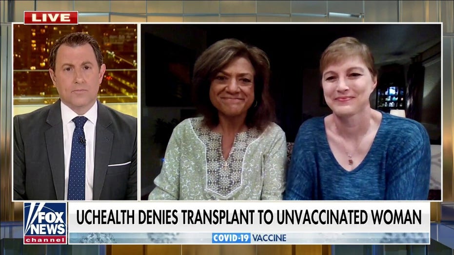 Unvaccinated Colorado woman who was denied kidney transplant shares story on ‘Fox & Friends First’