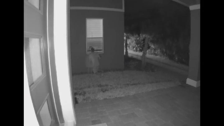 Florida deputies chase man seen on video 'peeking into' woman's window