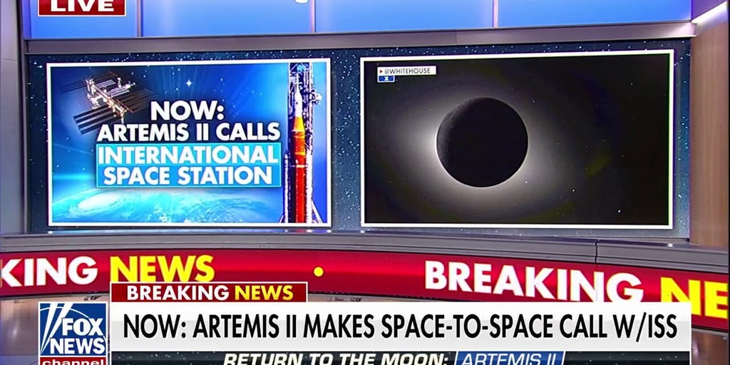 Artemis II crew makes historic call with ISS after emerging from moon’s dark side