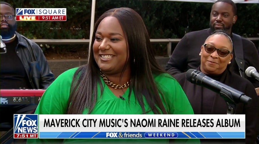 Grammy-winning gospel artist Naomi Raine performs live at FOX Square
