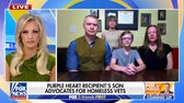 Son of Purple Heart recipient donates contest winnings to homeless vets