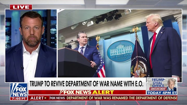 Renaming DOD to Department of War shows proactive mindset, says Sen. Mullin