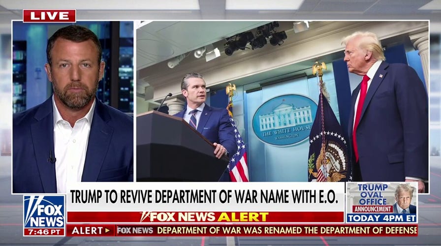 Renaming DOD to Department of War shows proactive mindset, says Sen. Mullin