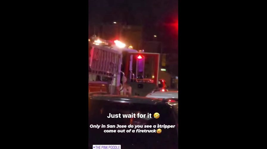 San José Fire Department Investigating Video Of Bikini Clad Woman Exiting Fire Truck Outside