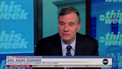 Jonathan Karl challenges Mark Warner over Virginia voter ID requirements