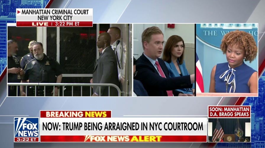 White House asked about 'precedent' Bragg sets in Trump case