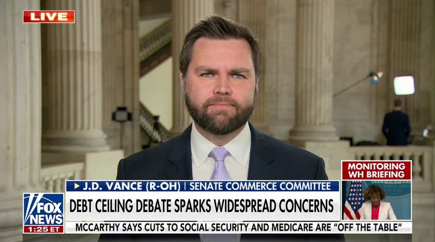 Doing ‘nothing’ about the debt ceiling is ‘irresponsible’: Sen. JD Vance
