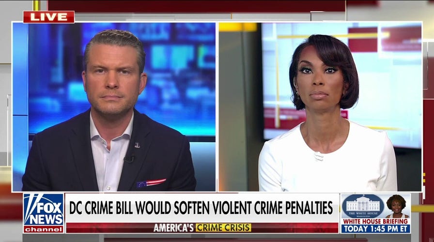 Pete Hegseth issues stark warning on new Washington DC crime bill: DC 'will be a hellscape'