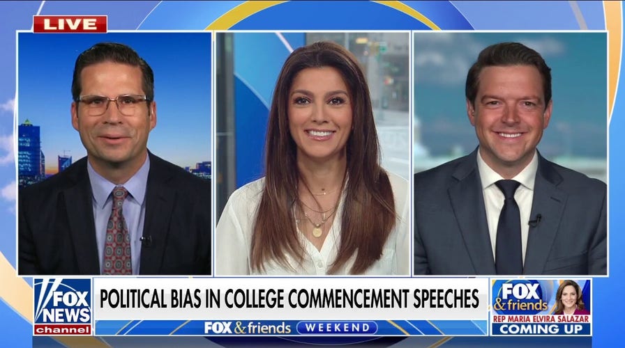 Political bias in college commencement speeches