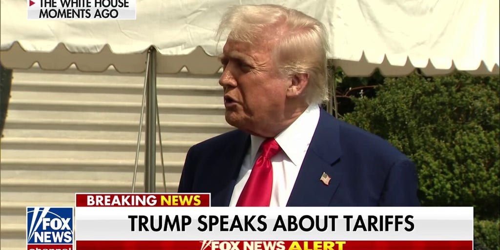 Trump says tariffs are 'going very well'