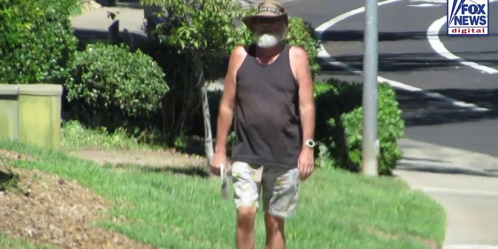Brian Hooker rummages through trash on California streets months after wife’s disappearance