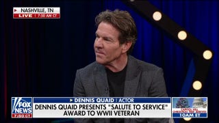‘He’s my hero’: Dennis Quaid presents ‘Salute to Service’ award - Fox News