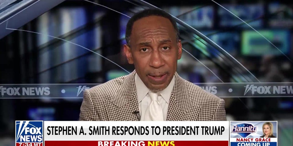 The Knicks were on a 13-game winning streak before Trump showed up, Stephen A Smith says