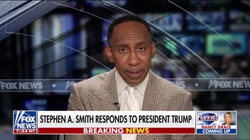 The Knicks were on a 13-game winning streak before Trump showed up, Stephen A Smith says