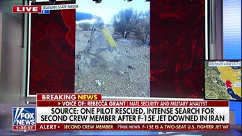Intense search for second crew member continues after F-15E jet was downed in Iran