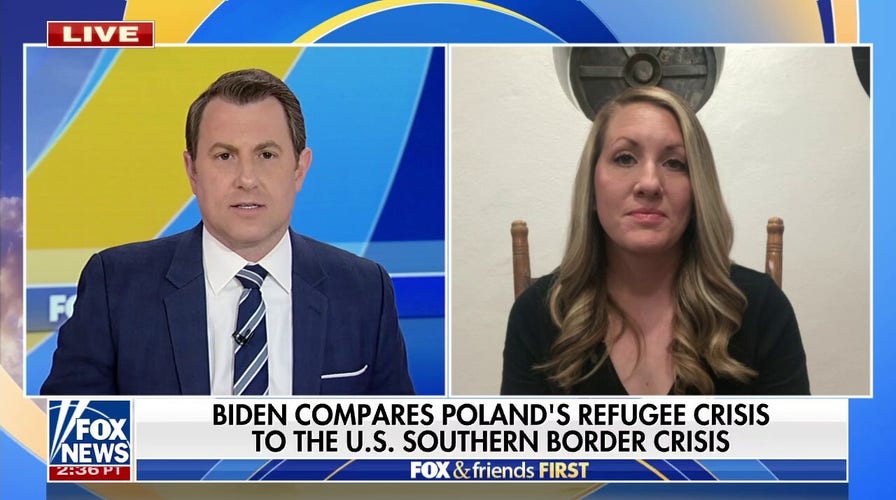 Biden's comparison between Ukrainian refugee crisis, US border 'offensive': Wife of border patrol agent