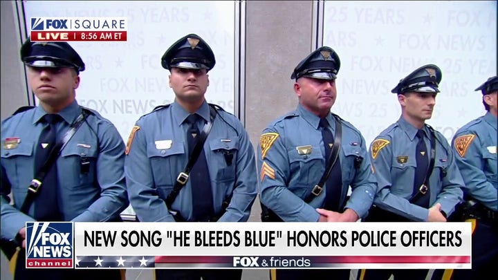 Jordan Oaks performs new song to honor law enforcement during 'National Police Week'