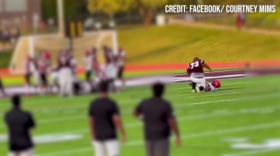 Michigan HS football player injured in disturbing play