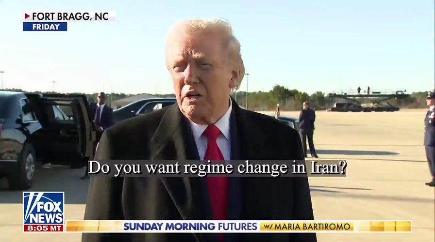 Trump urged to support 'regime change' in Iran as death toll amid crackdown soars