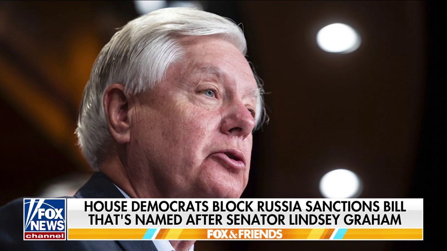Russia sanctions bill stalls over Trump tariff concerns
