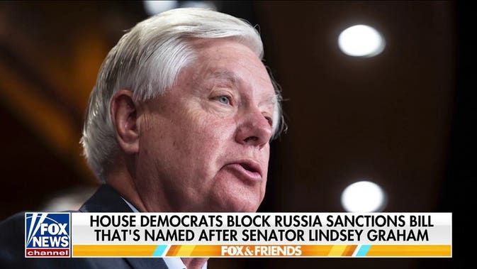Russia sanctions bill stalls over Trump tariff concerns