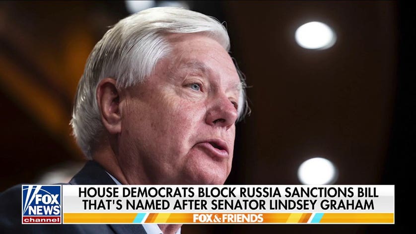 Russia sanctions bill stalls over Trump tariff concerns