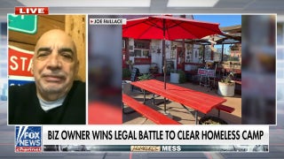 Sandwich shop owner wins battle to clear homeless camp outside store - Fox News