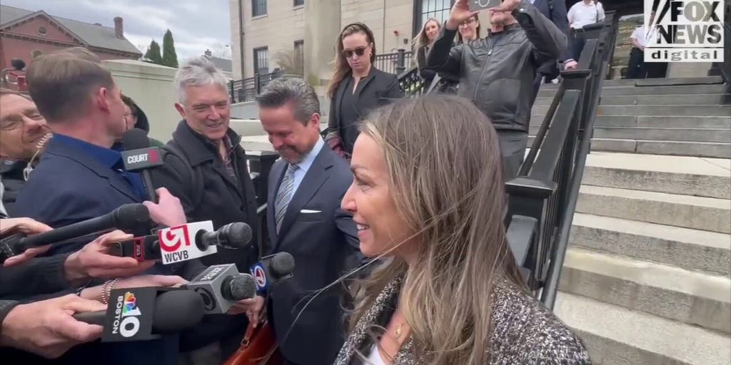 Karen Read speaks to reporters ahead of her second trial