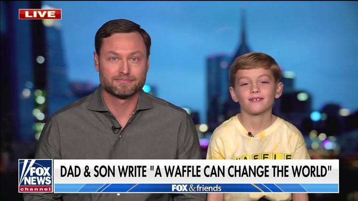 Dad and son write children's book inspired by visits to Waffle House