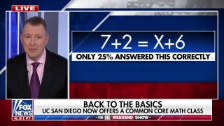 Rising fig of assemblage freshmen incapable to bash mediate schoolhouse math, survey from UC San Diego reports - Fox News