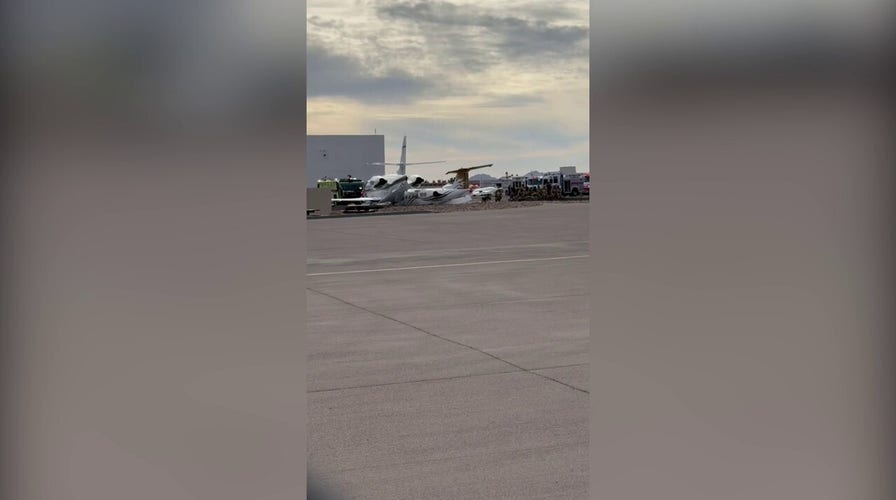Video shows aftermath of crash involving plane belonging to Mötley Crüe frontman Vince Neil