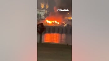 Massive blaze ERUPTS on Iran's Kish Island after US strikes