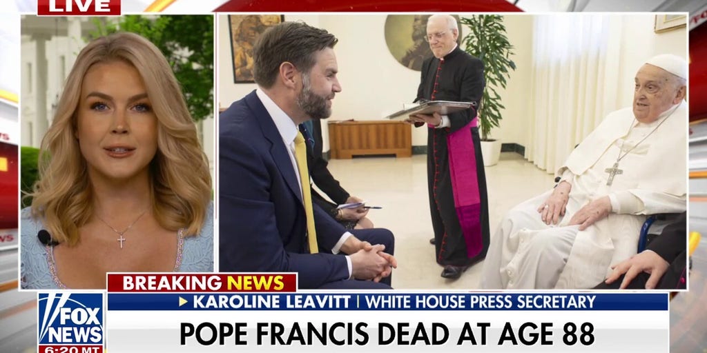 White House reacts to Pope Francis' death after Vance meeting: 'Solemn day'