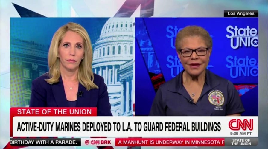 Los Angeles Mayor Karen Bass hits back at Trump's troop deployments to the city