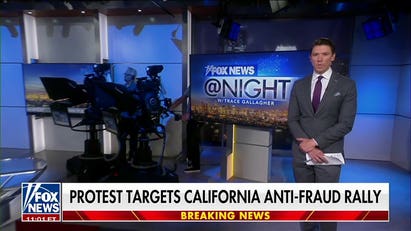 Protest targets California anti-fraud rally