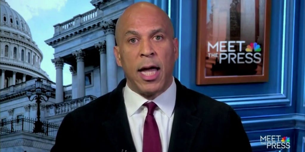 Sen. Cory Booker pressed on old clip of himself declaring 'I love Donald Trump'