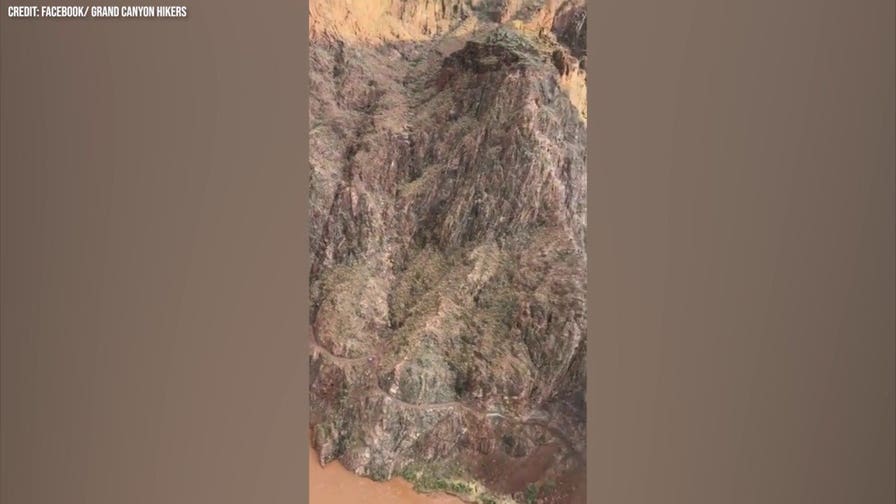 WATCH: Rescue crews evacuate hikers after flash flood tears through Grand Canyon