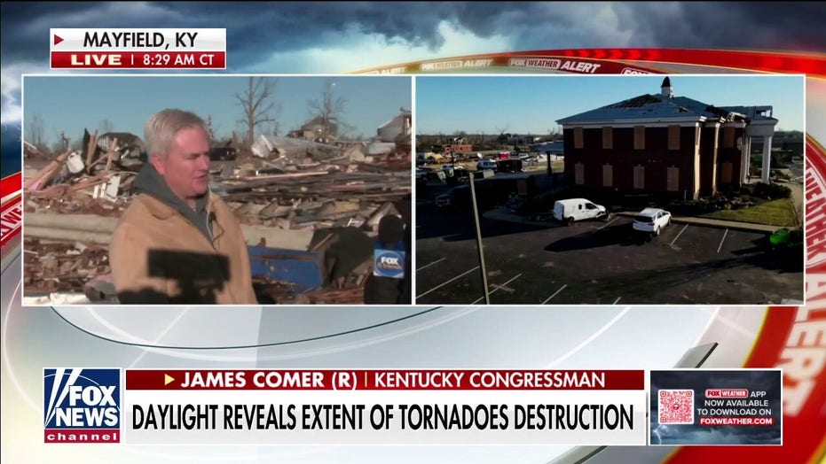 Kentucky ‘looks worse today’ than yesterday with ‘people unaccounted for’: Rep. Comer