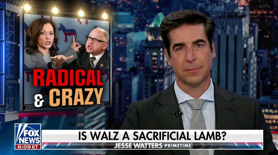  Tim Walz 'looks like Biden, sounds like Bernie’: Jesse Watters